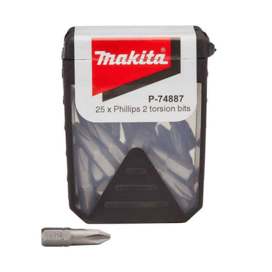 Lot 25 embouts PH2 Makita P-74887