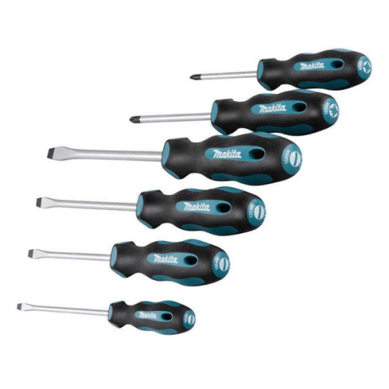 Jeu de 6 tournevis Makita E-10512 SL et PZ