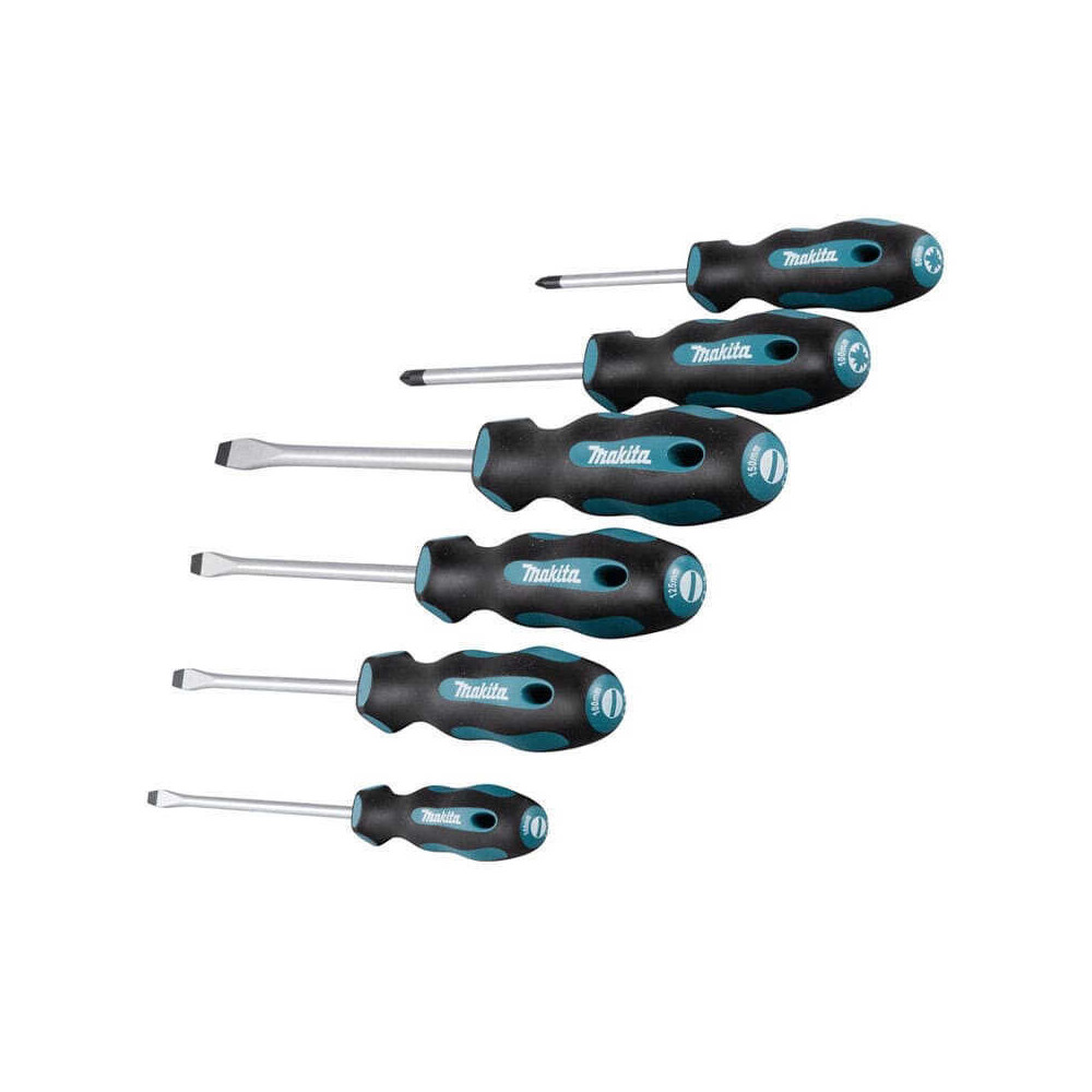 Jeu de 6 tournevis Makita E-10512 SL et PZ