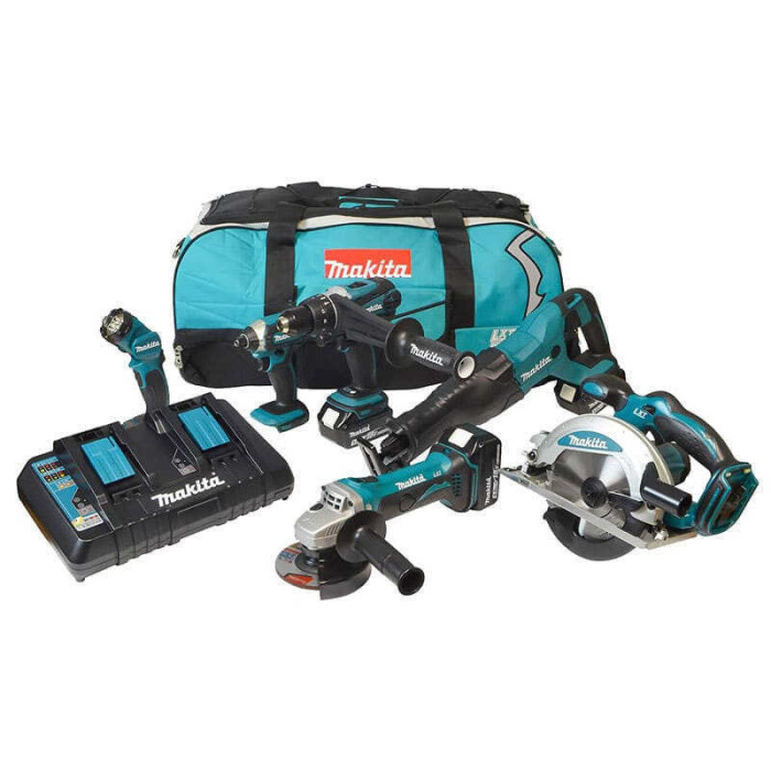 Pack 6 outils sans fil Makita DLX6104TX2