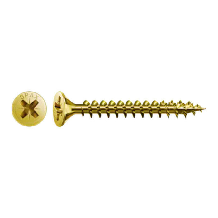 Vis à bois YELLOX Pozidriv Z2 4CUT Spax YELLOXPZ2_180