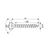Vis à bois YELLOX Pozidriv Z2 4CUT Spax YELLOXPZ2_180