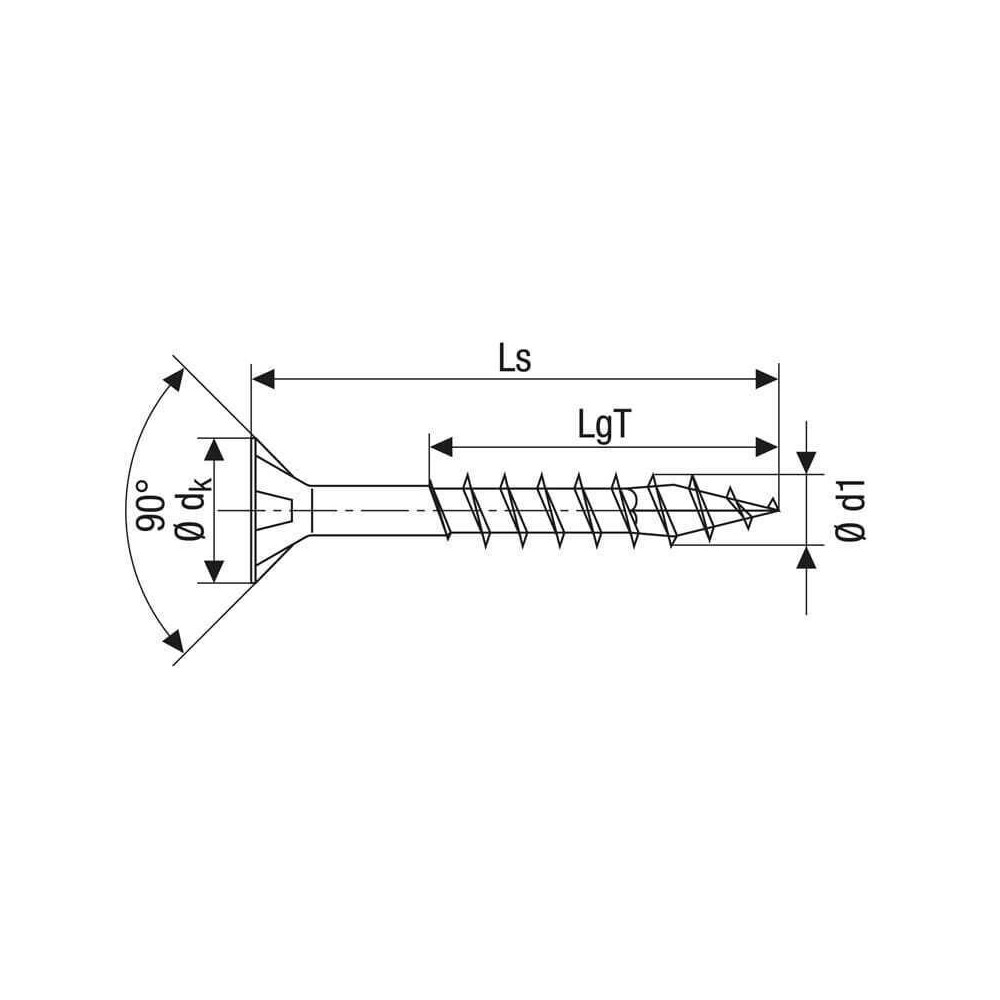 Vis universelle WIROX SPAX WIROXT20_P180