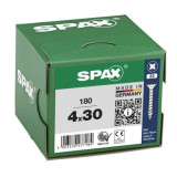 Vis à bois inox cruciforme Spax INOXZ2_180