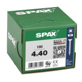 Vis à bois inox cruciforme Spax INOXZ2_180