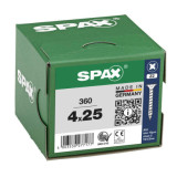 Vis à bois inox cruciforme Spax INOXZ2_360