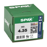 Vis à bois inox cruciforme Spax INOXZ2_360