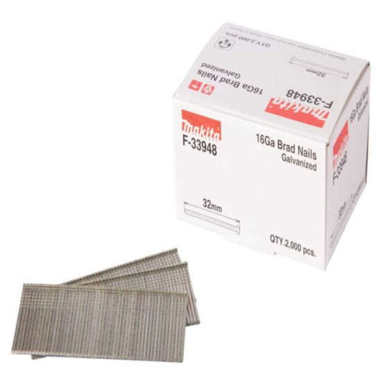 Brads 16 Ga Makita F-33948 32 mm x 2000