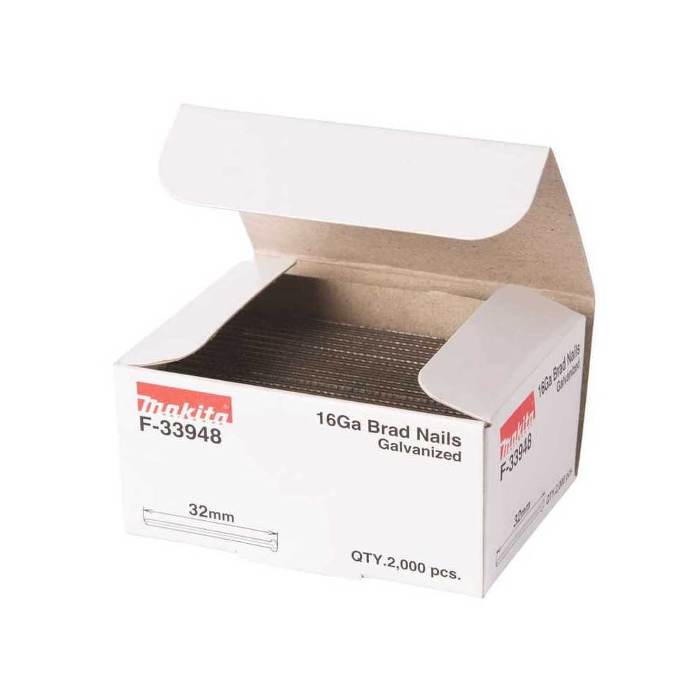 Brads 16 Ga Makita F-33948 32 mm x 2000