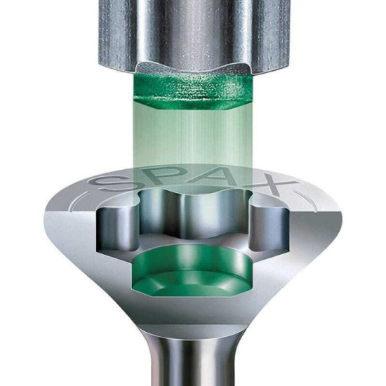 Embouts T-STAR 50 mm T15 à T40 acier inox A2 Spax EMBOUT_50MM