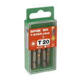 Embouts T-STAR 50 mm T15 à T40 acier inox A2 Spax EMBOUT_50MM