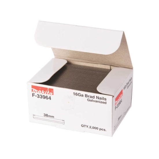 Clous brads 16 Ga galvanisés Makita F-33964