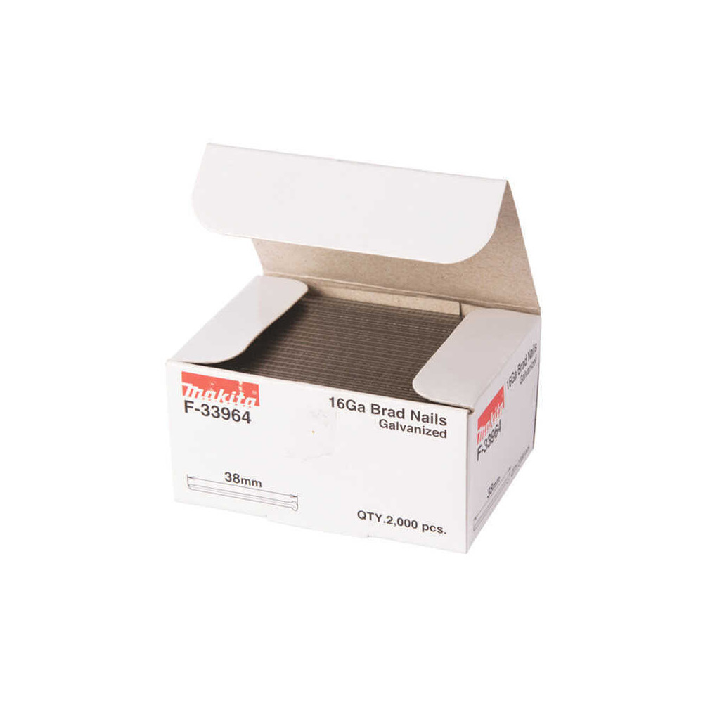 Clous brads 16 Ga galvanisés Makita F-33964