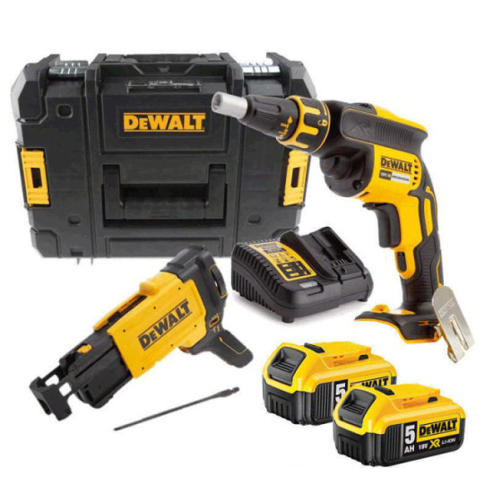 Visseuse plaquiste DeWalt DCF620P2K 2x5,0 Ah