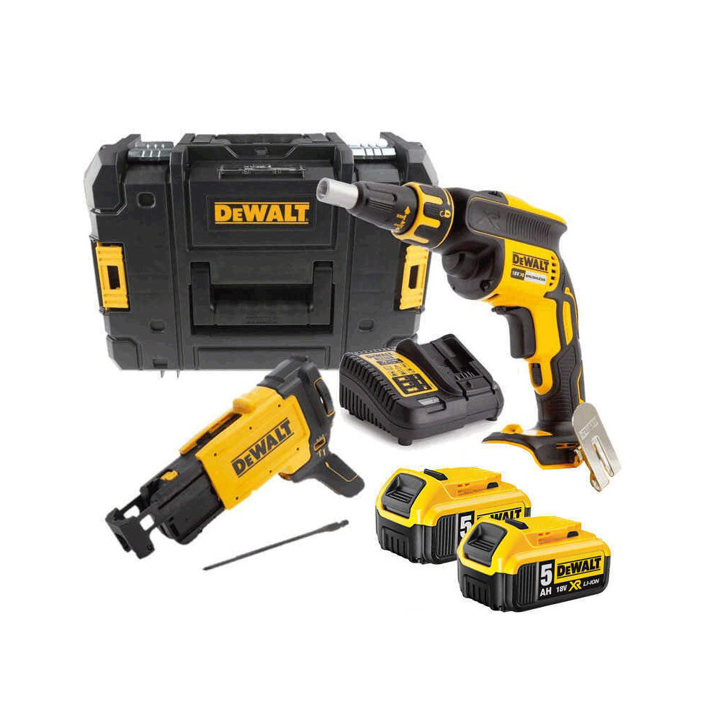 Visseuse plaquiste DeWalt DCF620P2K 2x5,0 Ah