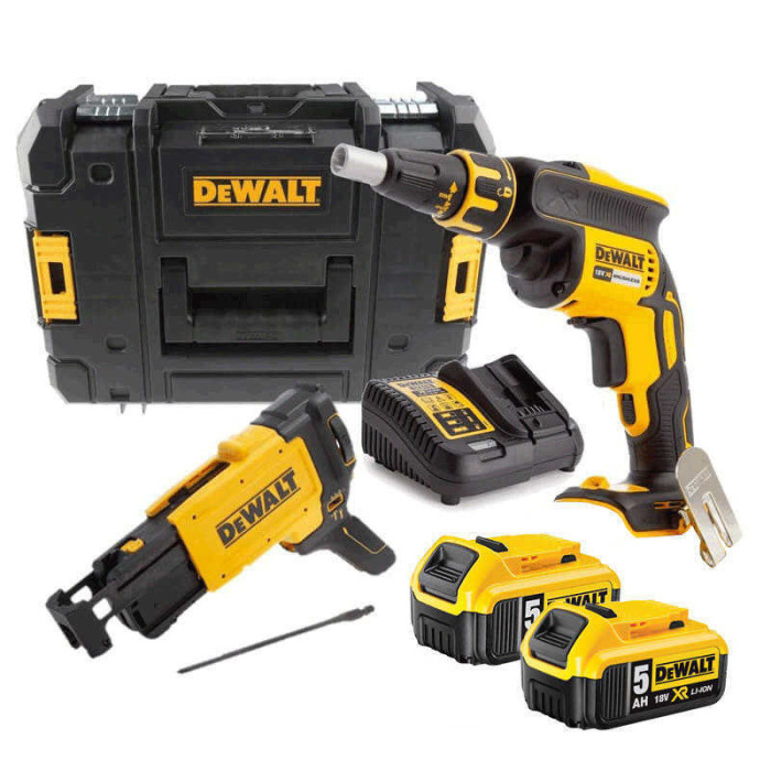 Visseuse plaquiste DeWalt DCF620P2K 2x5,0 Ah