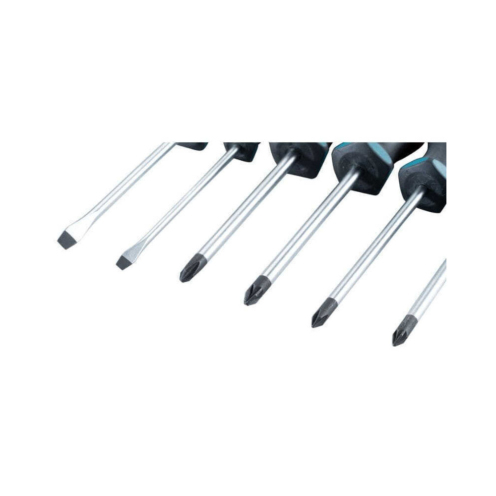 Jeu de 6 tournevis Makita E-10528 SL, PH, PZ