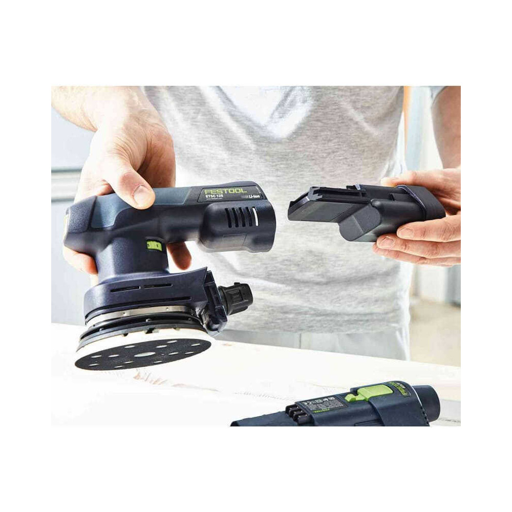 Ponceuse excentrique Festool sans fil ETSC 125-Basic