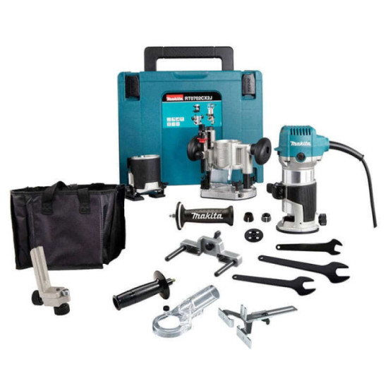 Affleureuse-défonceuse Makita RT0702CX2J 710 W