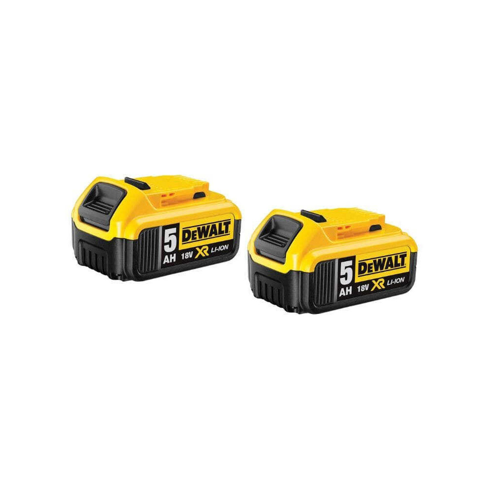 Lot 2 batteries DeWalt DCB184P2 18V XR 5,0 Ah