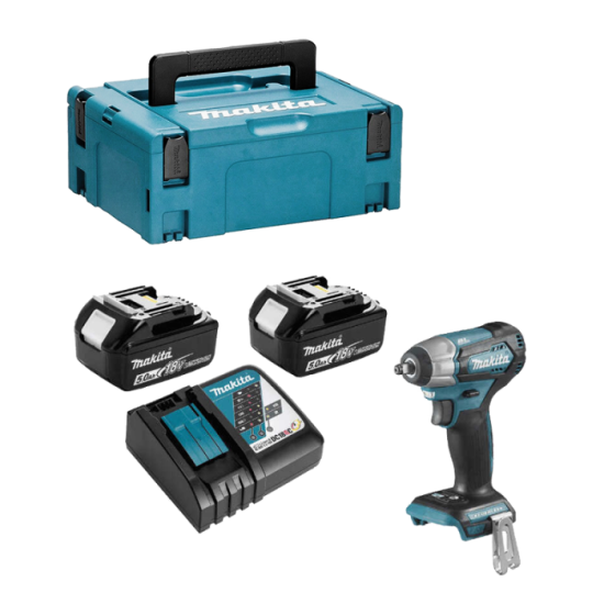 Boulonneuse à chocs Makita DTW180RTJ 18V LXT