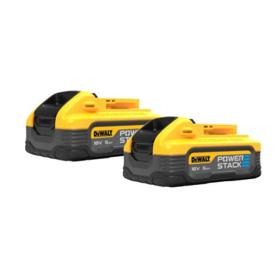 Lot 2 batteries PowerStack 5 Ah DeWalt DCBP518H2