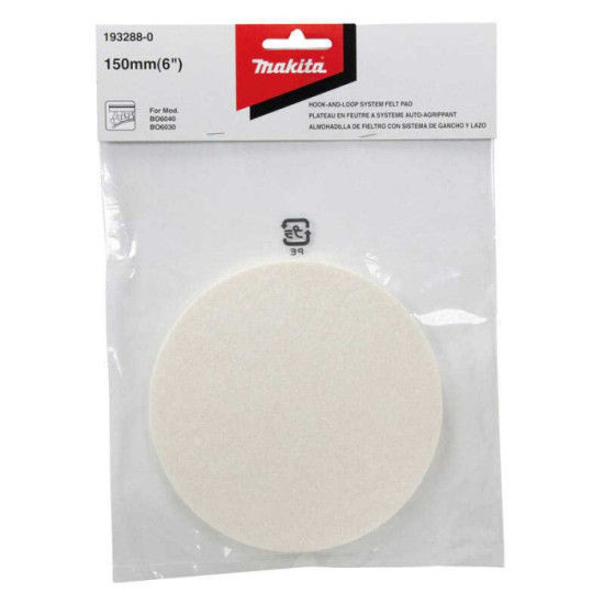 Mousse de polissage Makita 193288-0 150 mm