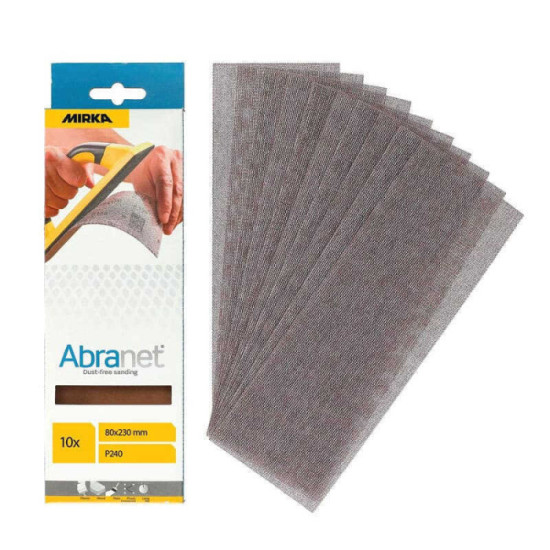 Bande abrasive Abranet 80 x 230 mm Mirka ABRANET54175