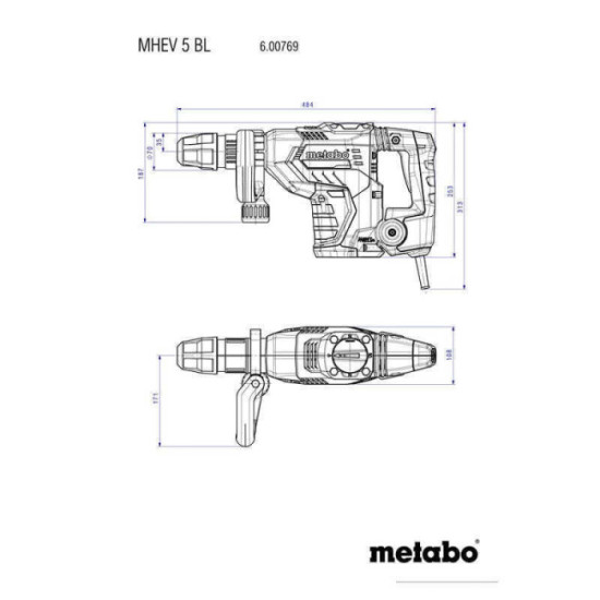Marteau burineur Metabo MHEV 5 BL