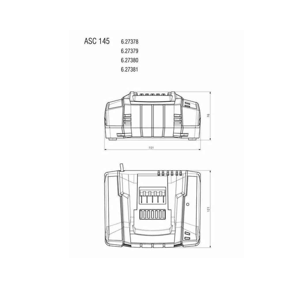Chargeur Metabo 627378000