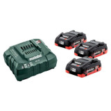 Set de base Metabo 685132000 3 x LiHD 4,0 Ah