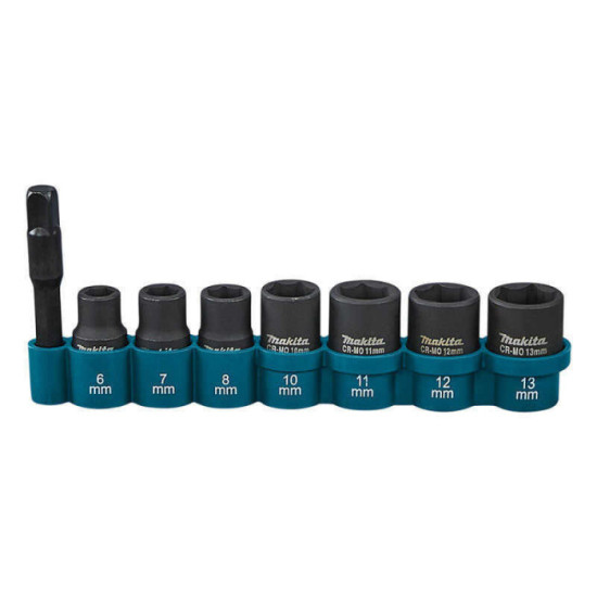 Ensemble de 7 douilles Makita E-12289