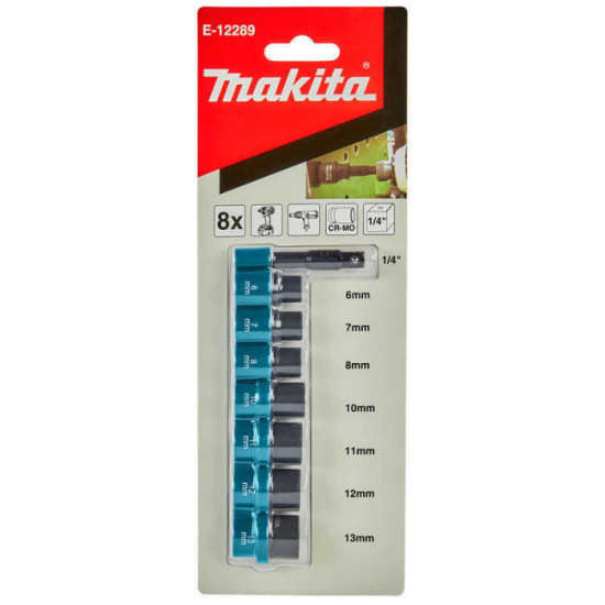 Ensemble de 7 douilles Makita E-12289