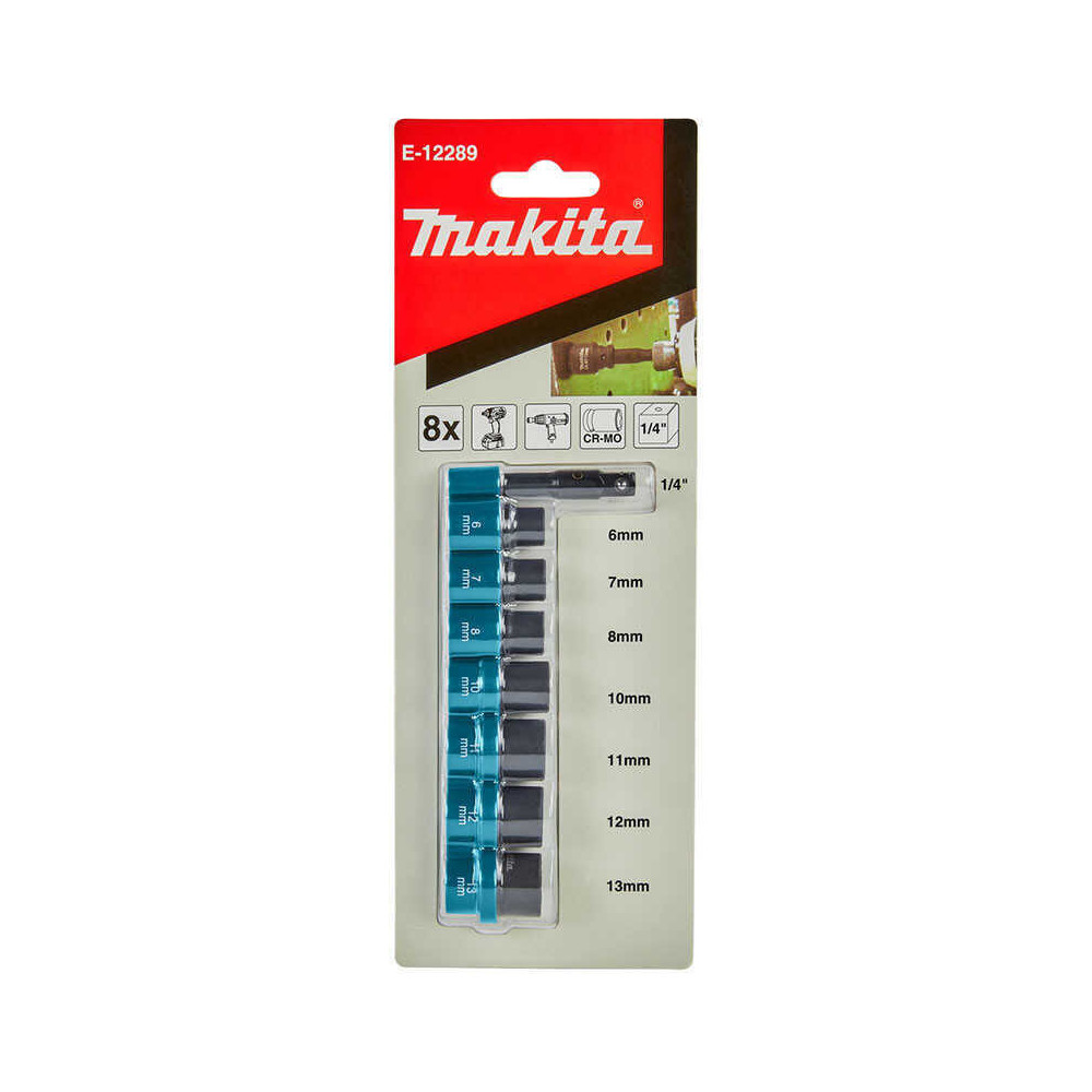 Ensemble de 7 douilles Makita E-12289