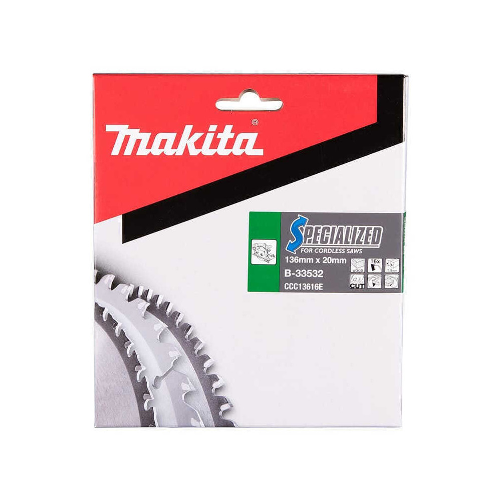 Lames carbure "Specialized" bois Makita B-33532