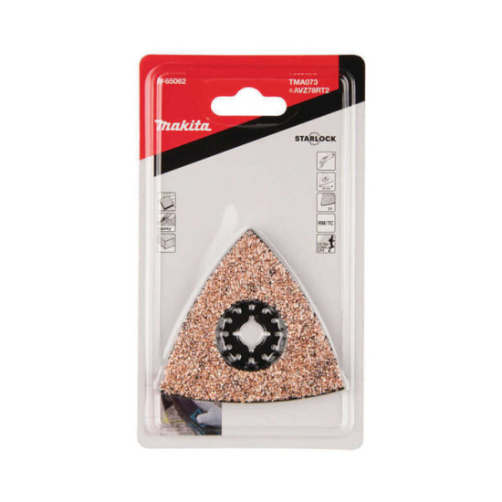Plateau carbure Makita B-65062 Starlock 78 mm