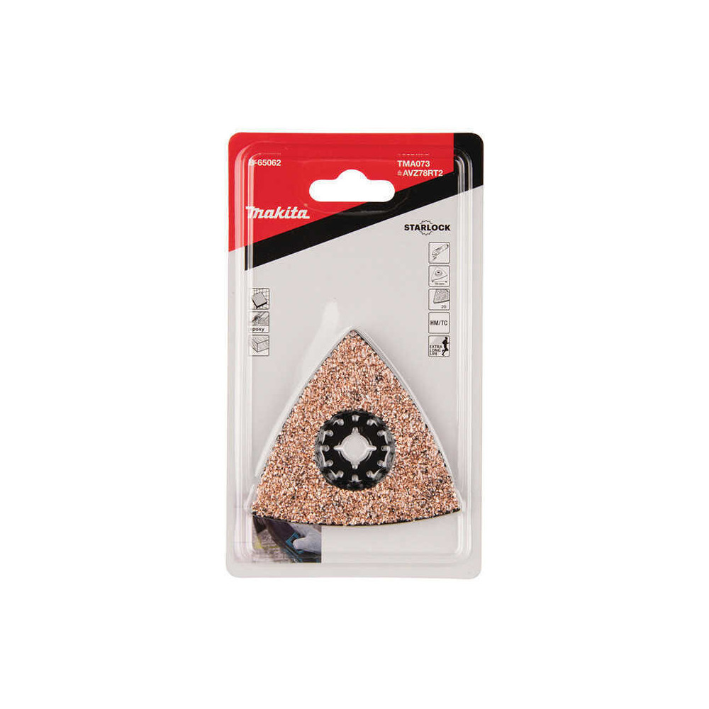 Plateau carbure Makita B-65062 Starlock 78 mm