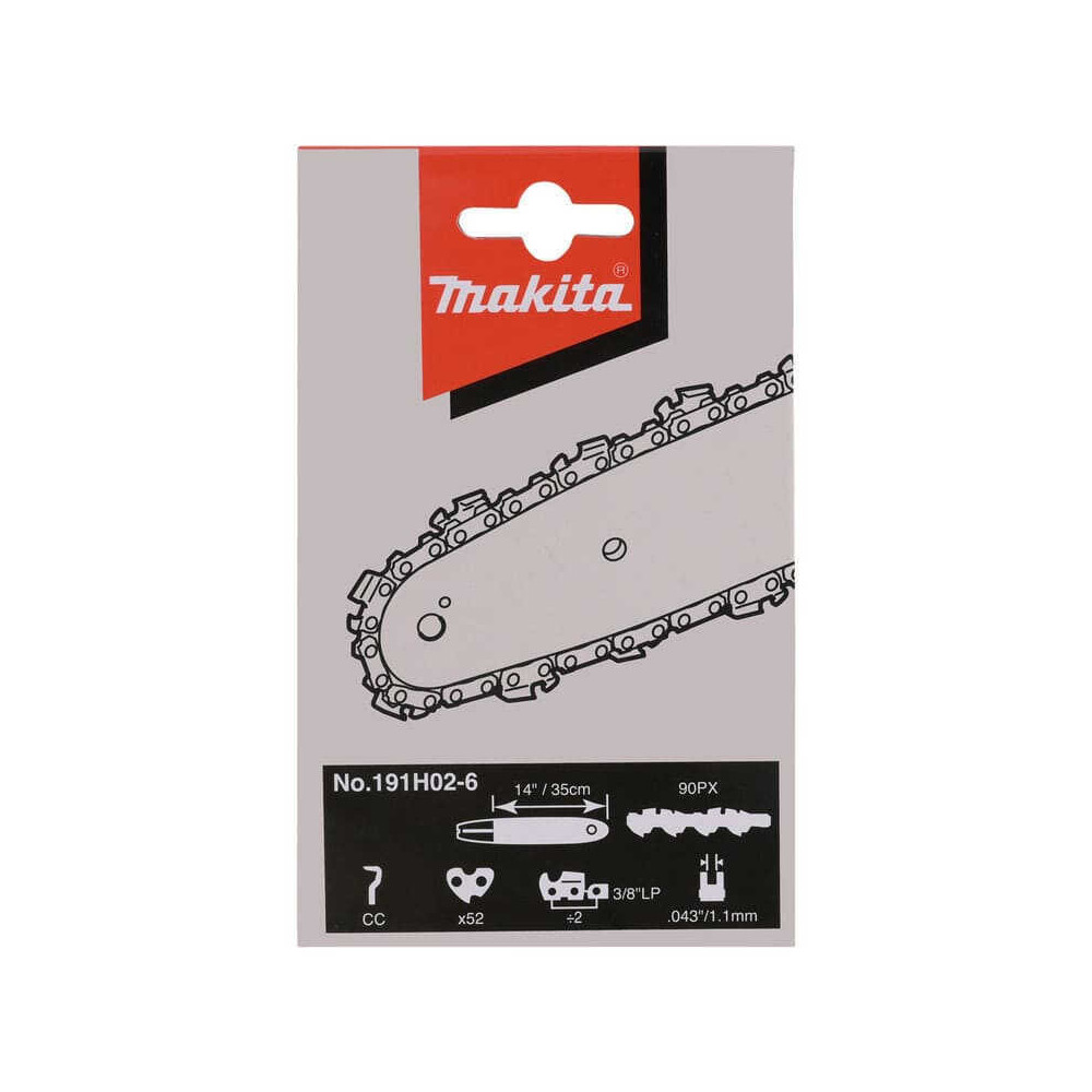 Chaîne tronçonneuse 35 cm 3/8 1,1 mm Makita 191H02-6