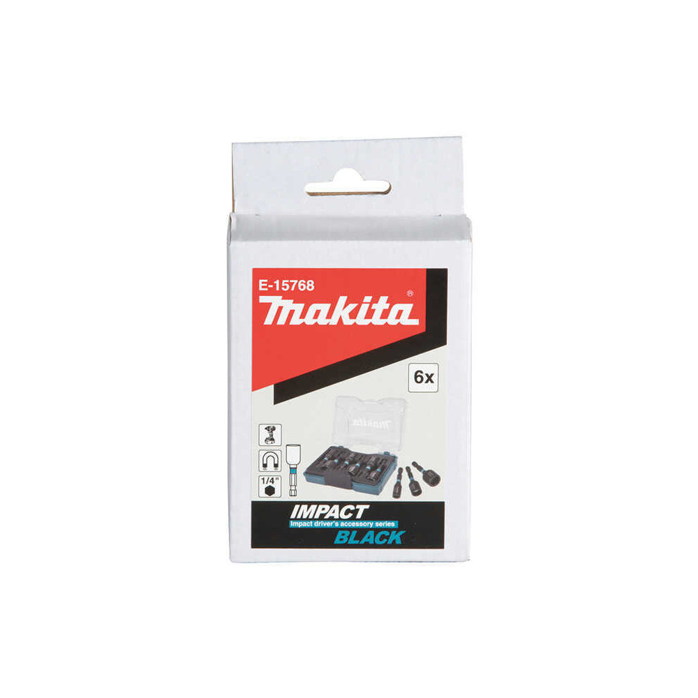 Coffret 6 douilles Makita E-15768 Impact Black HT