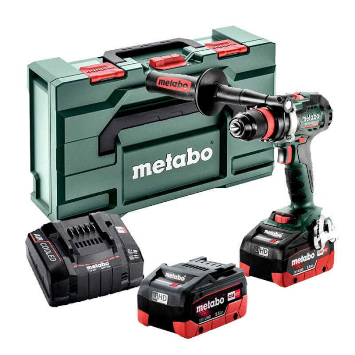 Perceuse visseuse Metabo BS 18 LTX BL Q I 2x5,5 Ah