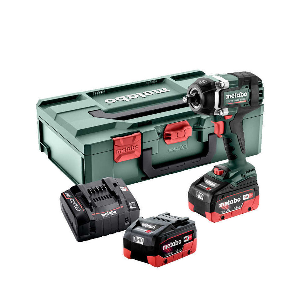 Boulonneuse Metabo SSW 18 LTX 800 BL 2x5,5 Ah HT