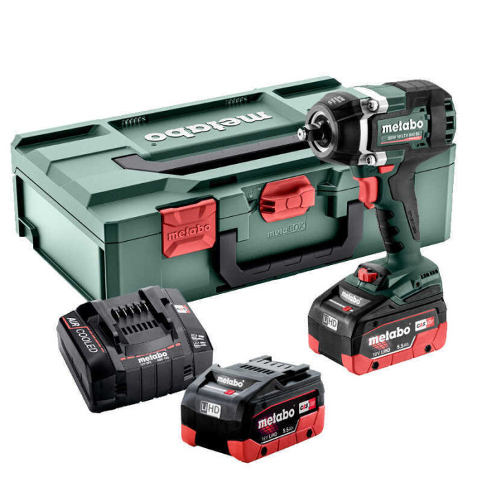 Boulonneuse Metabo SSW 18 LTX 800 BL 2x5,5 Ah HT