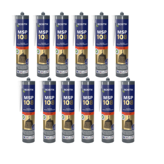 Mastic colle MS polymère Bostik MSP108x12 lot de 12