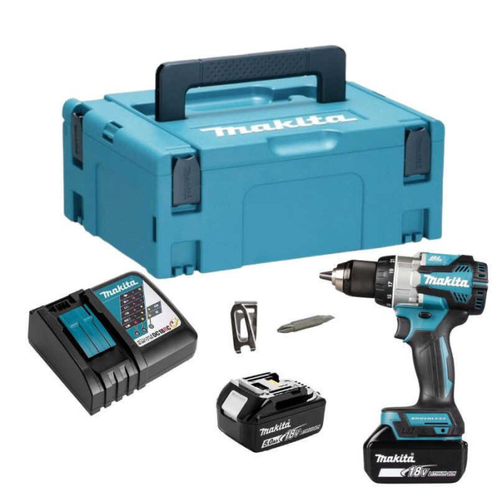 Perceuse visseuse Makita DDF489RTJ 2x5,0 Ah