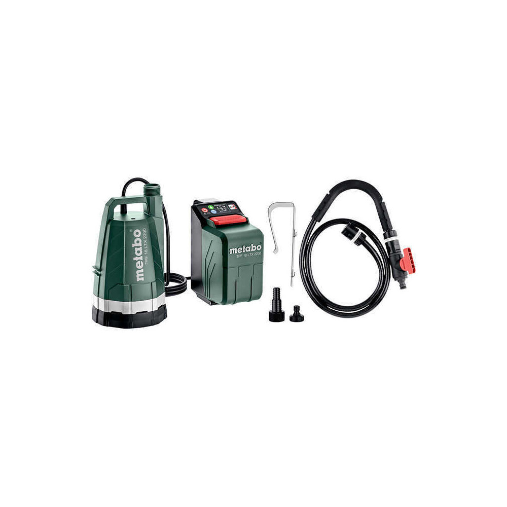 Pompe sans fil Metabo TPF 18 LTX 2200 18V CAS 2 200 l/h