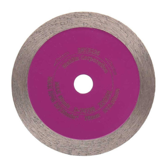 Disque diamant jante continue 76 mm Makita D-77263