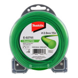Fil nylon rond 2,0 mm x 15 m Makita E-02705