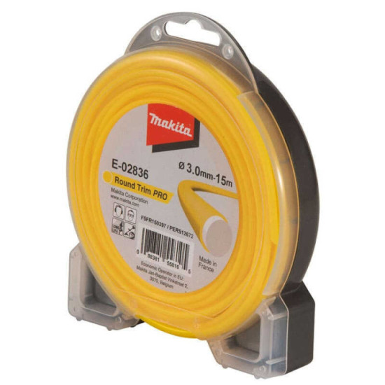 Fil nylon co-extrudé 3,0 mm x 15 m Makita E-02836