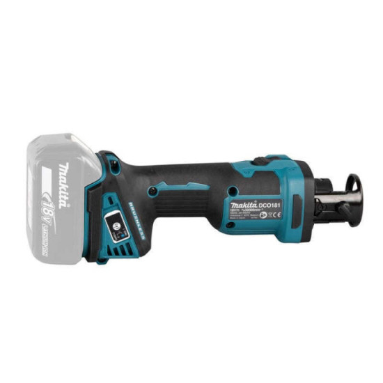 Affleureuse Makita DCO181Z 18V brushless 32 000 tr/min