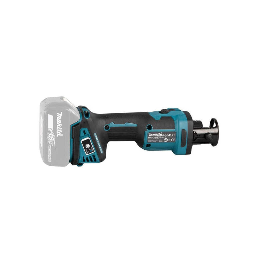 Affleureuse Makita DCO181Z 18V brushless 32 000 tr/min